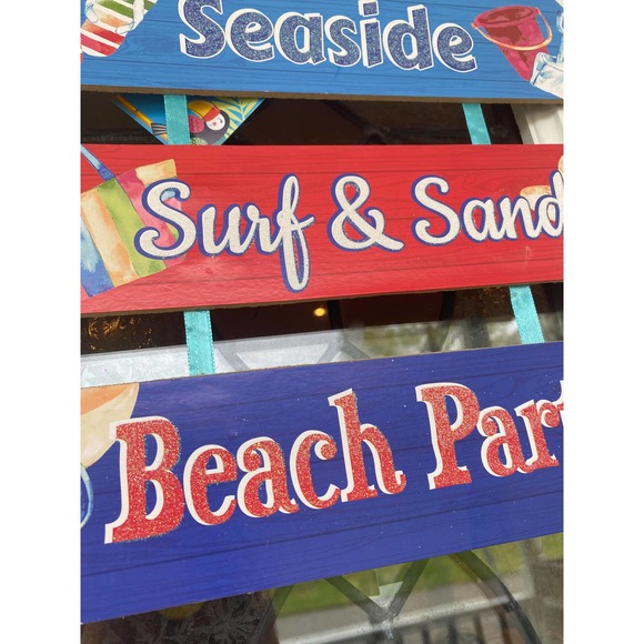Surf and Sand Sign Seaside Sign Beach Party Sign Coastal Sign Nautical Sign - Picture 3 of 5